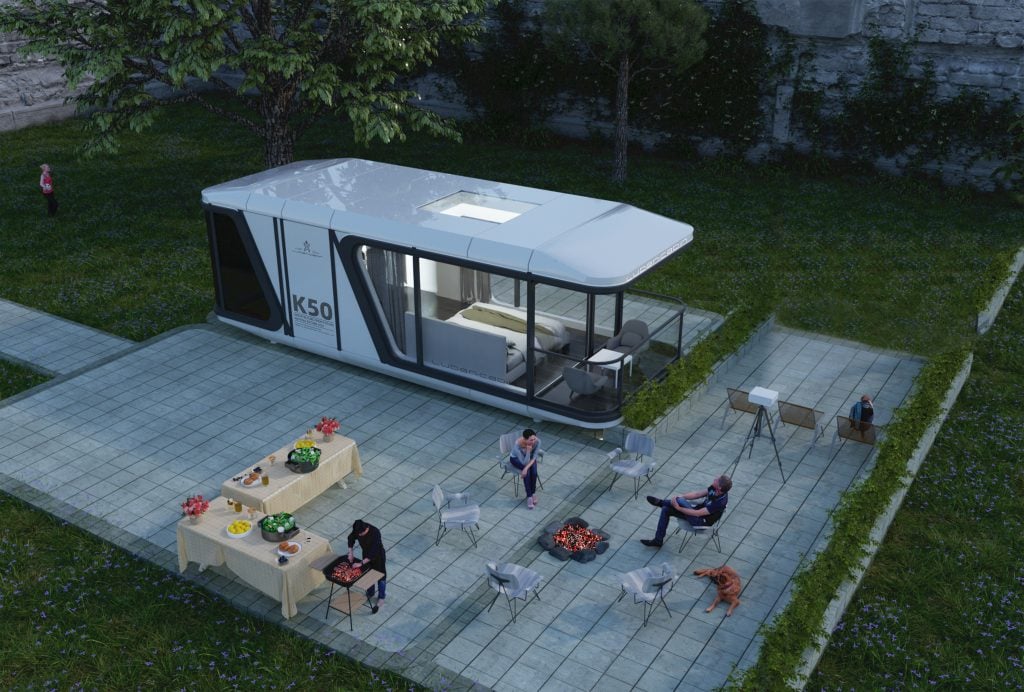 28㎡Prefabricated house + Capsule Design, High Living Value in Small Size