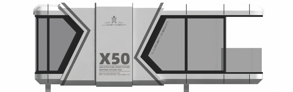 capsule house X50-model-back