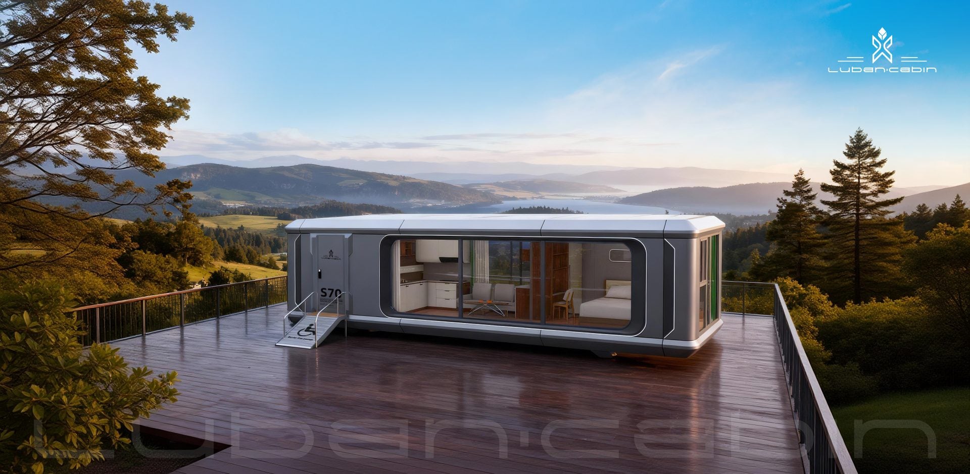 Capsule-Style House: Modern Doors, Design & Function in One