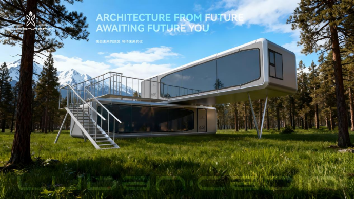 Capsule Cabin Prefab House Smart Housing FOr Off Grid Lifestyle1