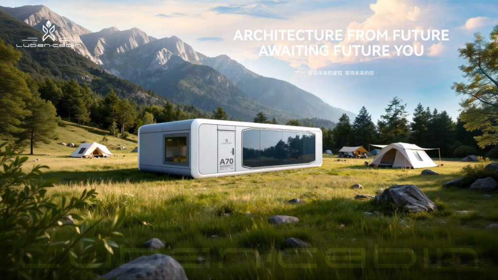 Smart Home Integrated Prefab Capsule House for Urban Minimalist Living