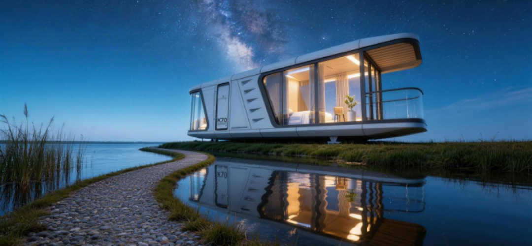 Capsule Cabin Prefab House Smart Housing FOr Off Grid Lifestyle